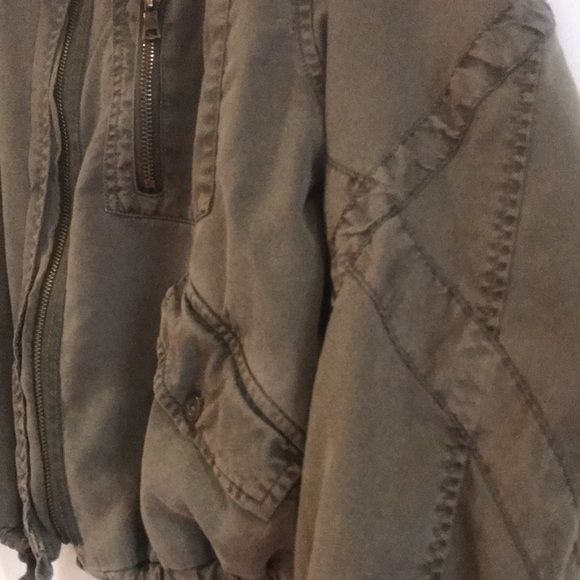 Young fabulous and broke Olive Green Jacket - Picture 3 of 7